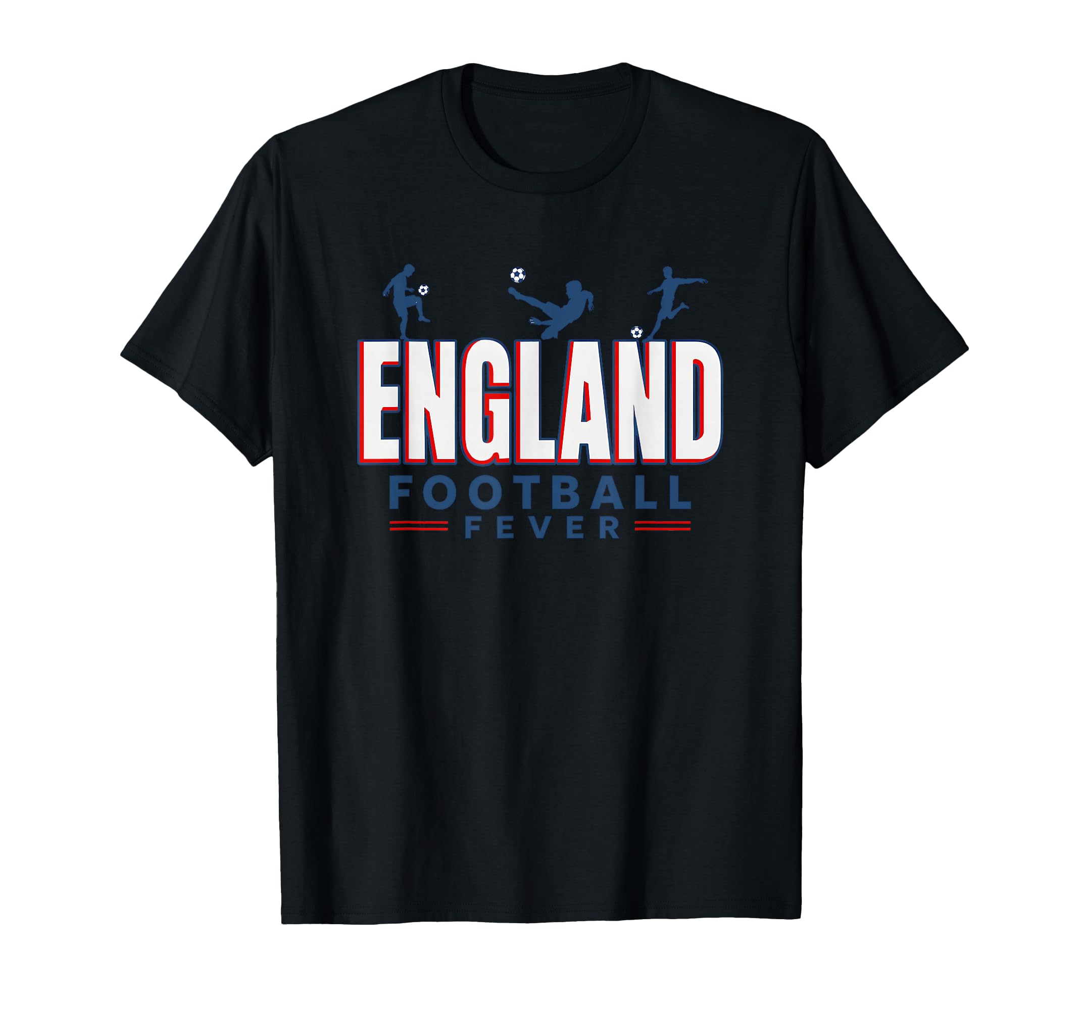 England Football Fever 2026 Soccer Fans T-Shirt - Graphic Print Men Women