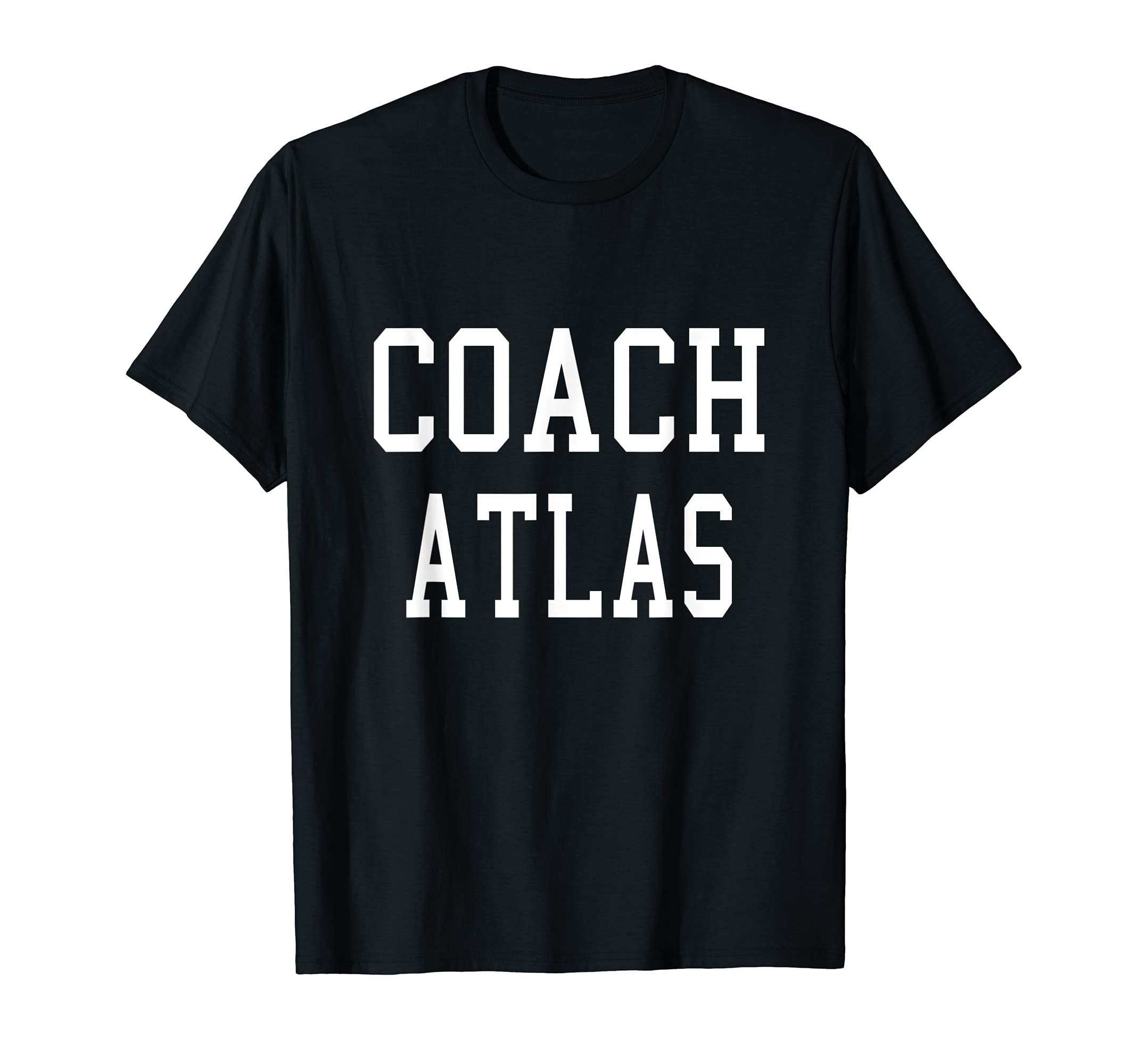 Coach Atlas Custom Football Soccer T-Shirt - Minimalist Print Men Women