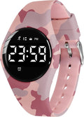 Kids Watches for Girls Boys Digital Sport Watch with Step Counter Pedometer Vibration Alarm Clock, No App Waterproof Fitness Tracker Kids Watch Boys Girls Teens Students Ages 5-16