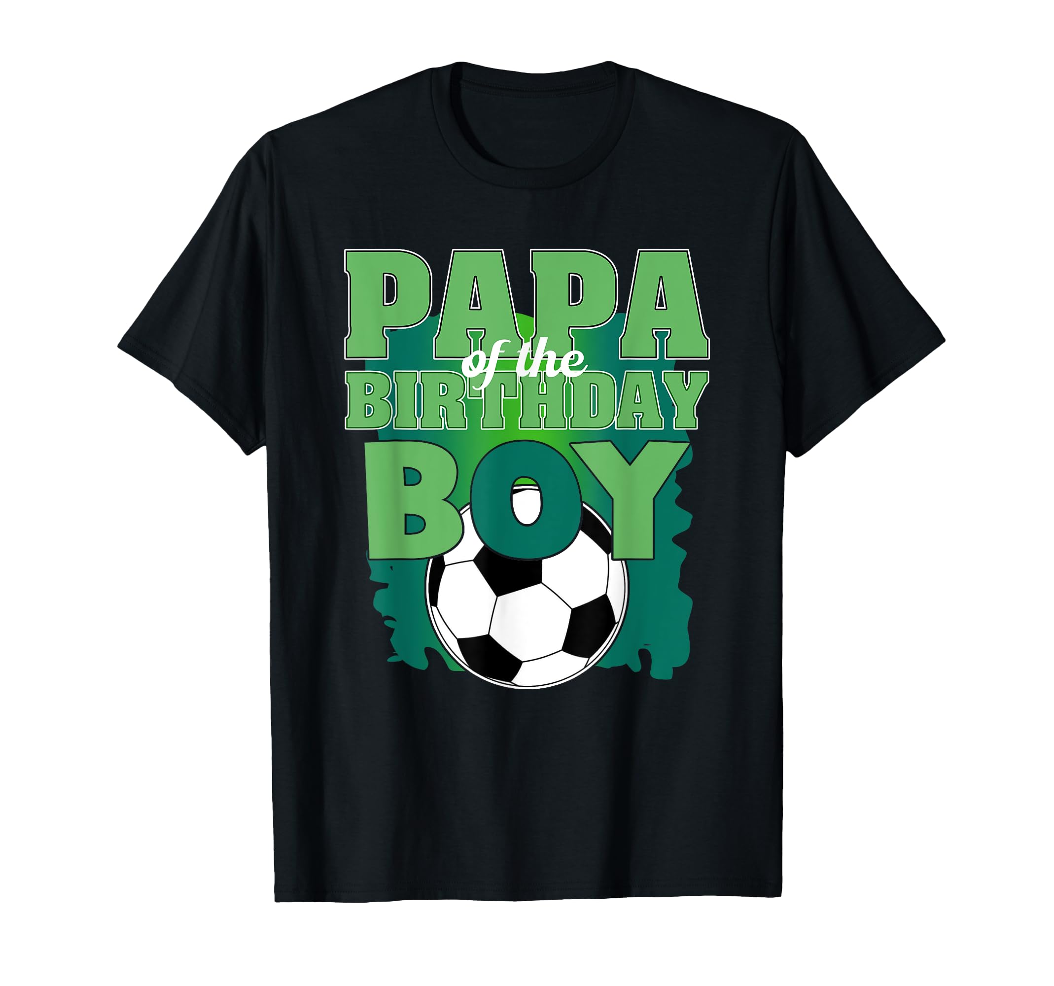 Papa Birthday Soccer Group Family Matching T-Shirt - Unique Graphic Unisex