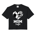 Mom Life Heart Funny Soccer Hockey Mom T-Shirt - Aesthetic Graphic Unisex