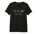 Game Day Soccer Mom Ball Bow Cleats T-Shirt - Minimalist Print Men Women
