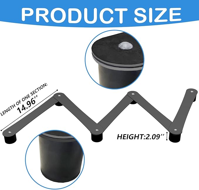 WIPHANY Hockey Stick Handling Training Aid Adjustable Hockey Stickhandling Trainer Suitable for On or Off Ice Lightweight Portable Hockey Training Aid for Improving Puck Control Dangler