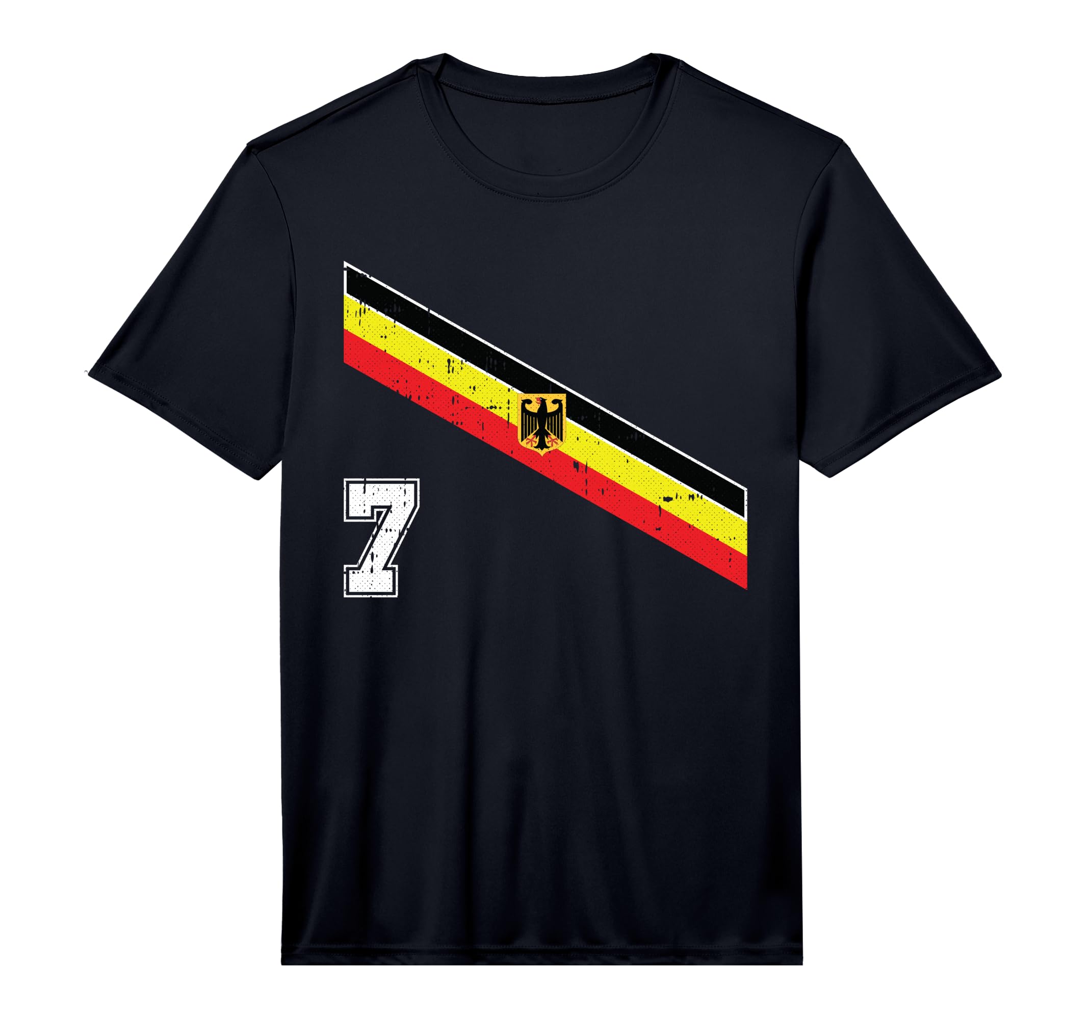 German Soccer Number 7 Deutschland T-Shirt - Minimalist Print Men Women