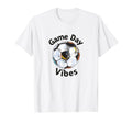 Soccer Game Day Vibes Football T-Shirt - Casual Everyday Wear for Adults