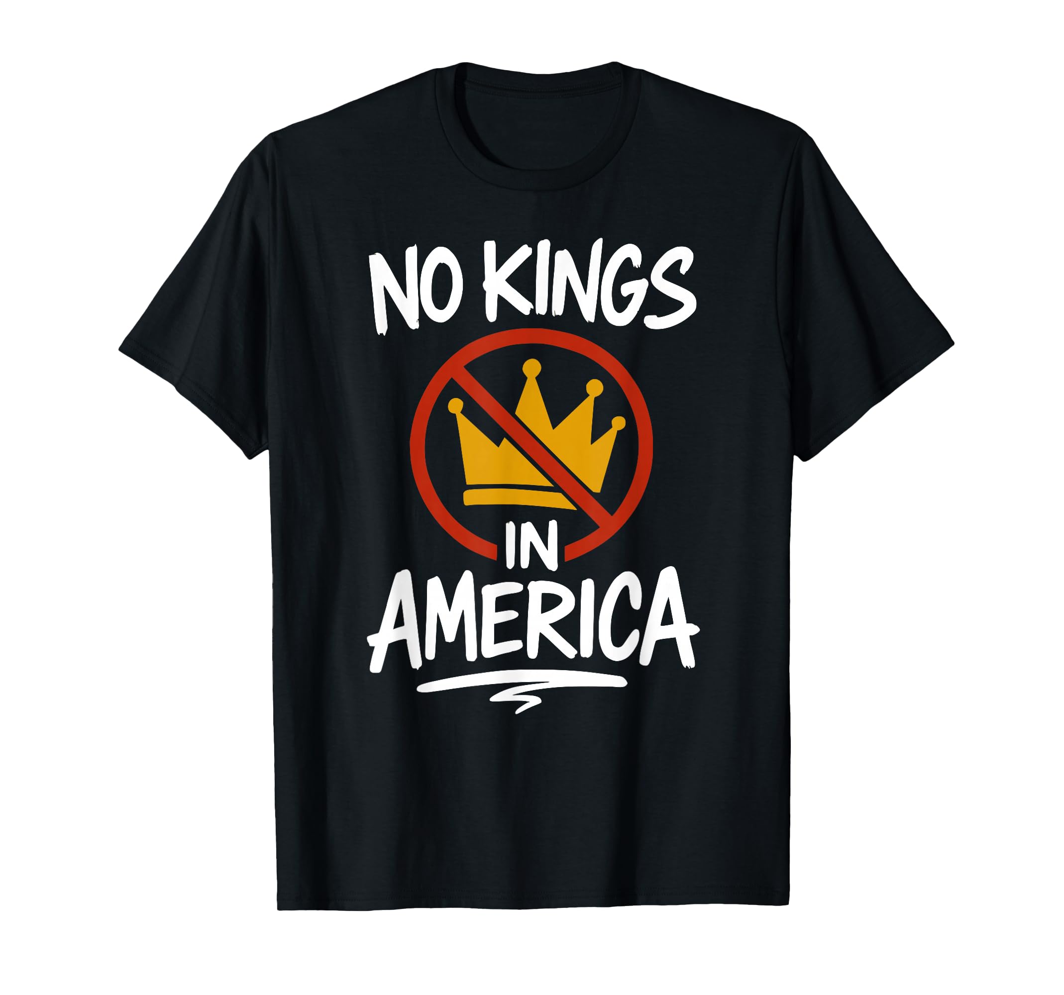 No Kings America No Crown T-Shirt - Trendy Graphic for Adults