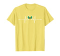 Brazil Soccer Heartbeat Brazilian T-Shirt - Unique Graphic Men Women