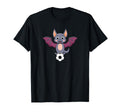 Bat Playing Soccer Funny Soccer Player T-Shirt - Unique Graphic Men Women