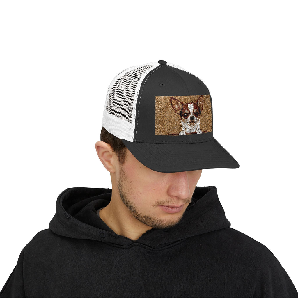 Meme Dog Trucker Hat — Funny Snapback Cap