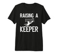 Mens Raising Soccer Keeper Dad T-Shirt - Aesthetic Graphic Men Women