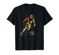 Soccer Player Sketch Football T-Shirt - Casual Everyday Wear Men Women