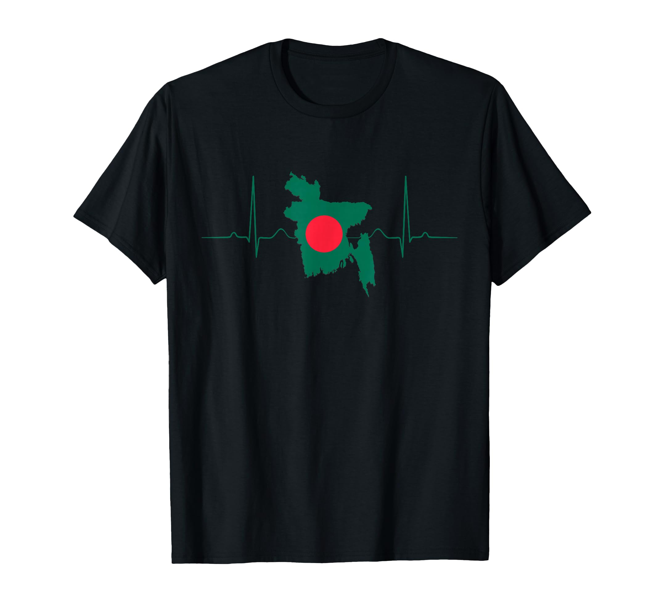 Bangladesh Heart Bangladeshi T-Shirt - Casual Everyday Wear Unisex