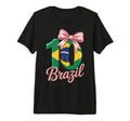 10 Brazil Birthday Number 10 Soccer T-Shirt - Graphic Print for Adults