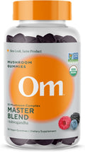 Om Organic Master Blend Mushroom Gummies, 56 Count
