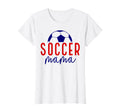 Soccer Mama Soccer Mom Mother Mommy T-Shirt - Fun Novelty Design Men Women