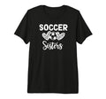 Soccer Sister Leopard Tri Blend T-Shirt - Casual Everyday Wear for Adults