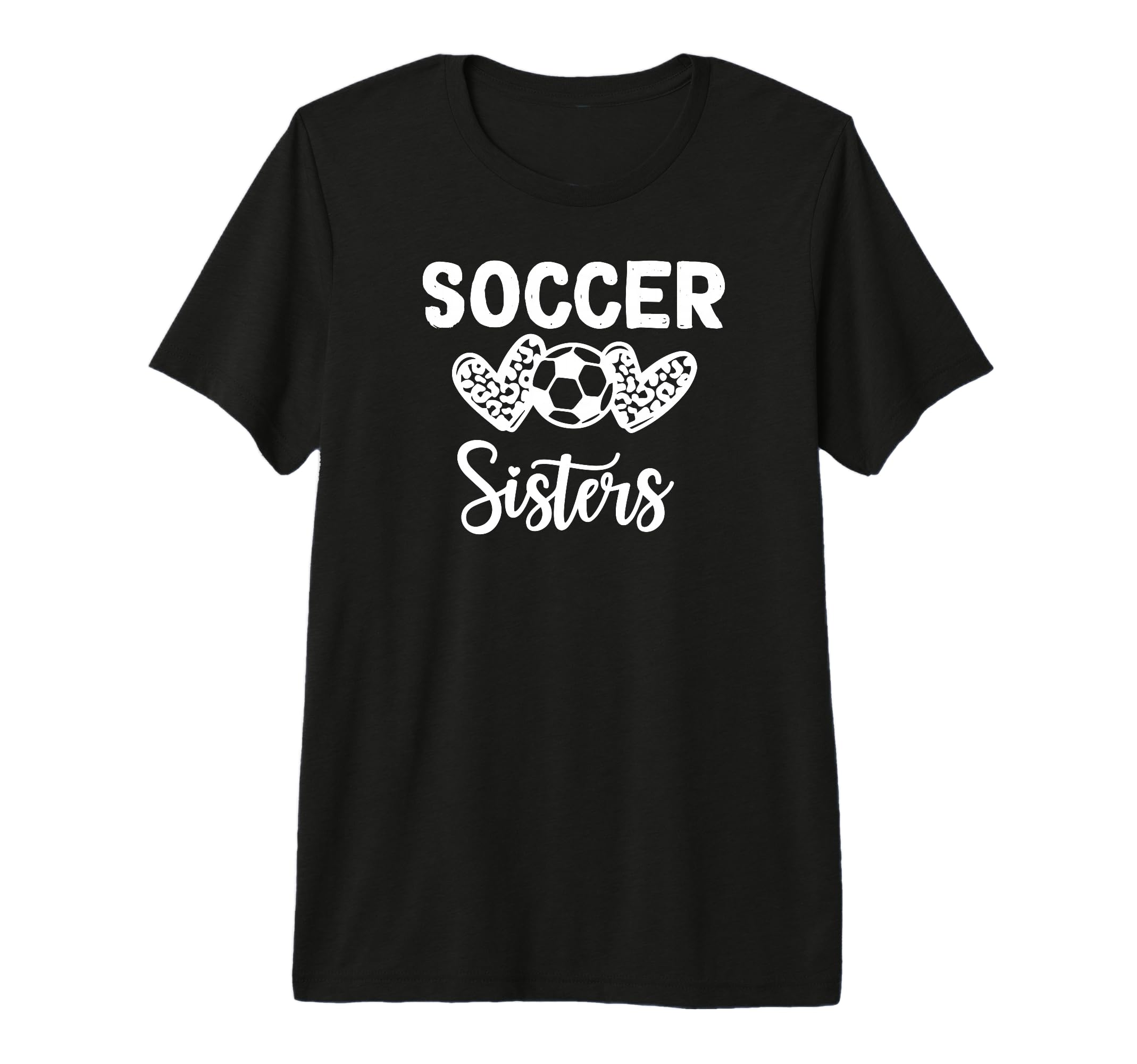 Soccer Sister Leopard Tri Blend T-Shirt - Casual Everyday Wear for Adults
