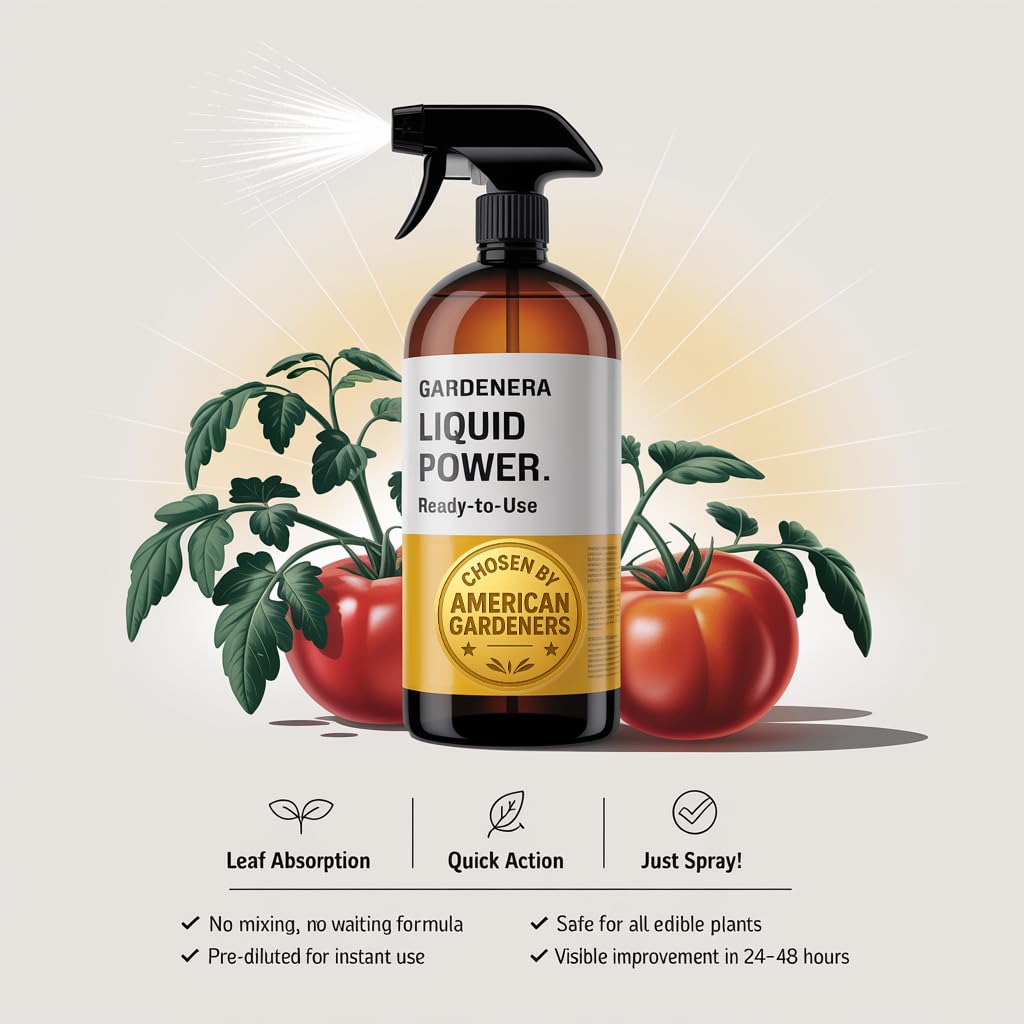Liquid Power Potato Fertilizer Spray – Ready-to-Use Liquid Plant Food Mist for Potato – Premixed, Easy Application – Fast-Acting Formula for Growth, Roots & Yield – Indoor & Outdoor Use – 8 oz