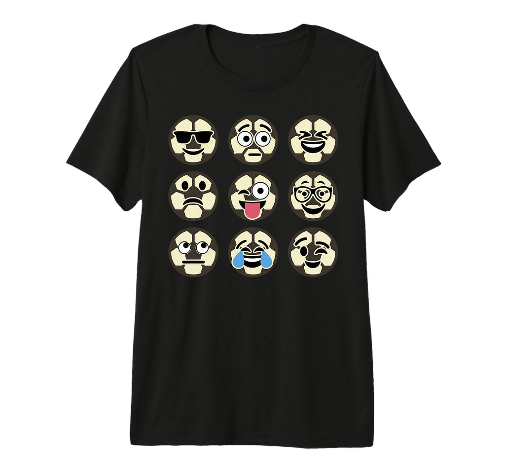 Funny Sports Soccer Emoticon Brazilian T-Shirt - Novelty Apparel Unisex