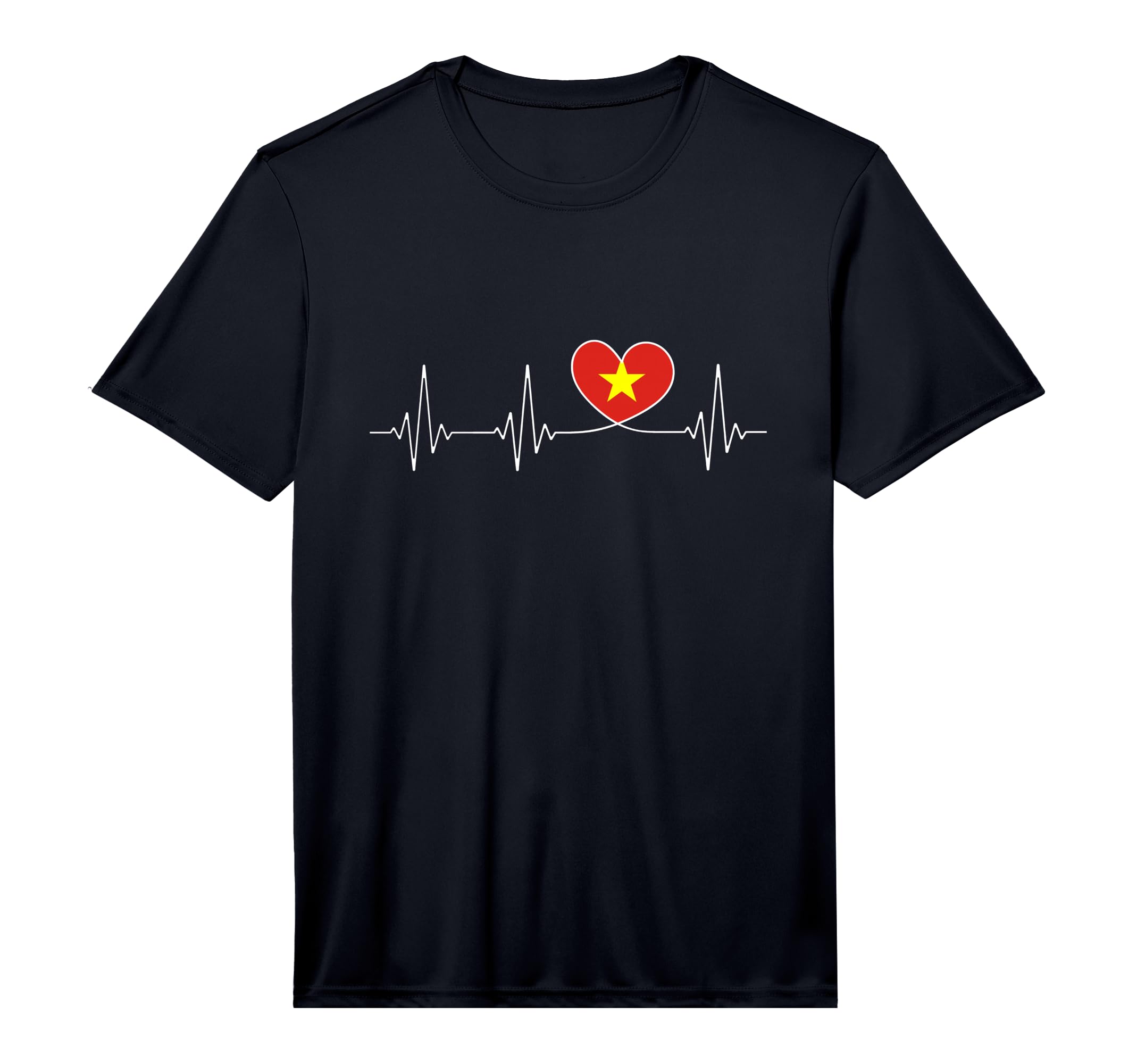Viet Nam Love And Vietnamese Flag T-Shirt - Minimalist Print Men Women