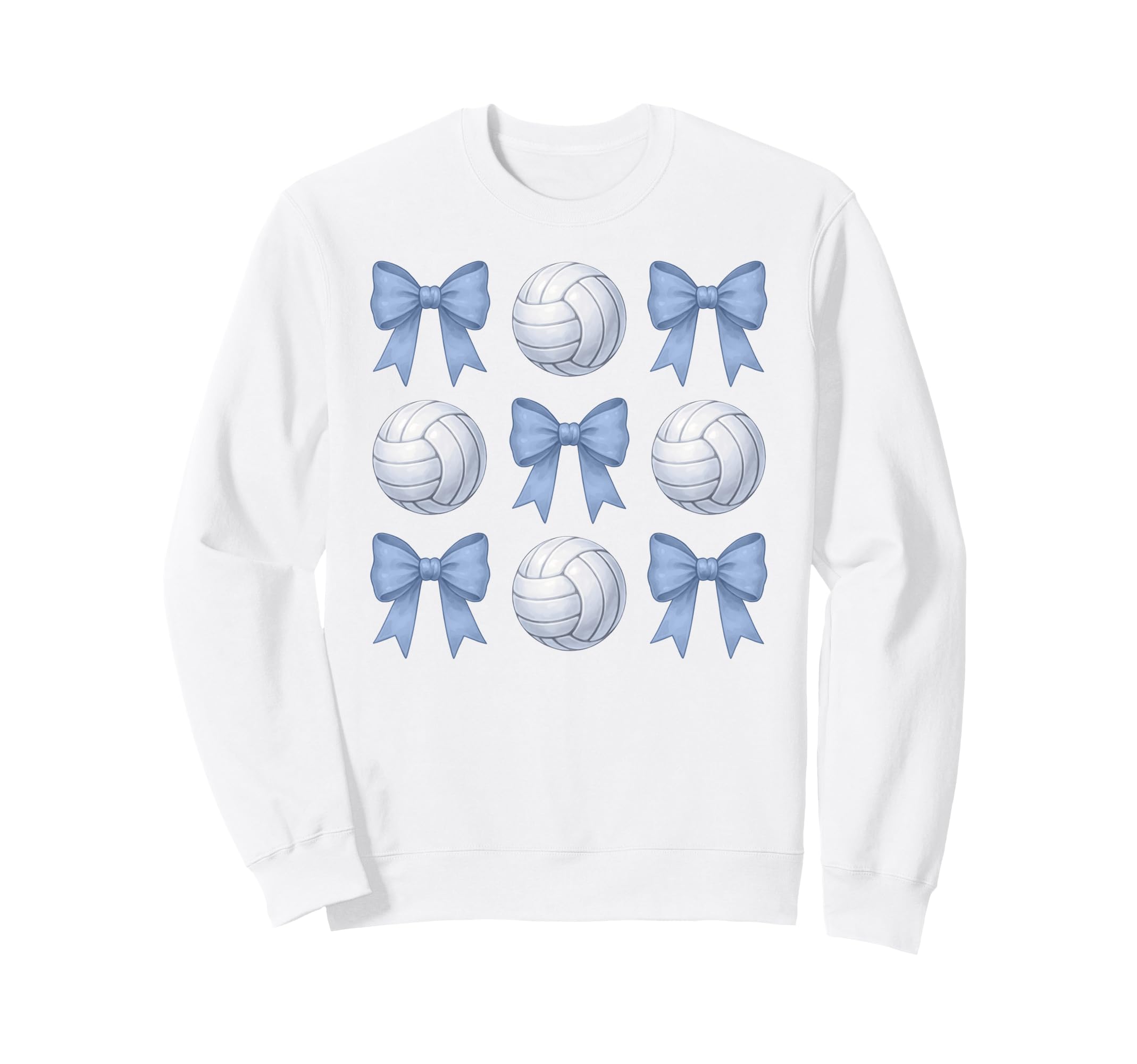 Volleyball Coquette Toile Sweatshirt - Casual Everyday Wear for Adults