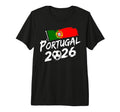 Portugal Football Soccer Game Player Fan T-Shirt - Minimalist Print Unisex