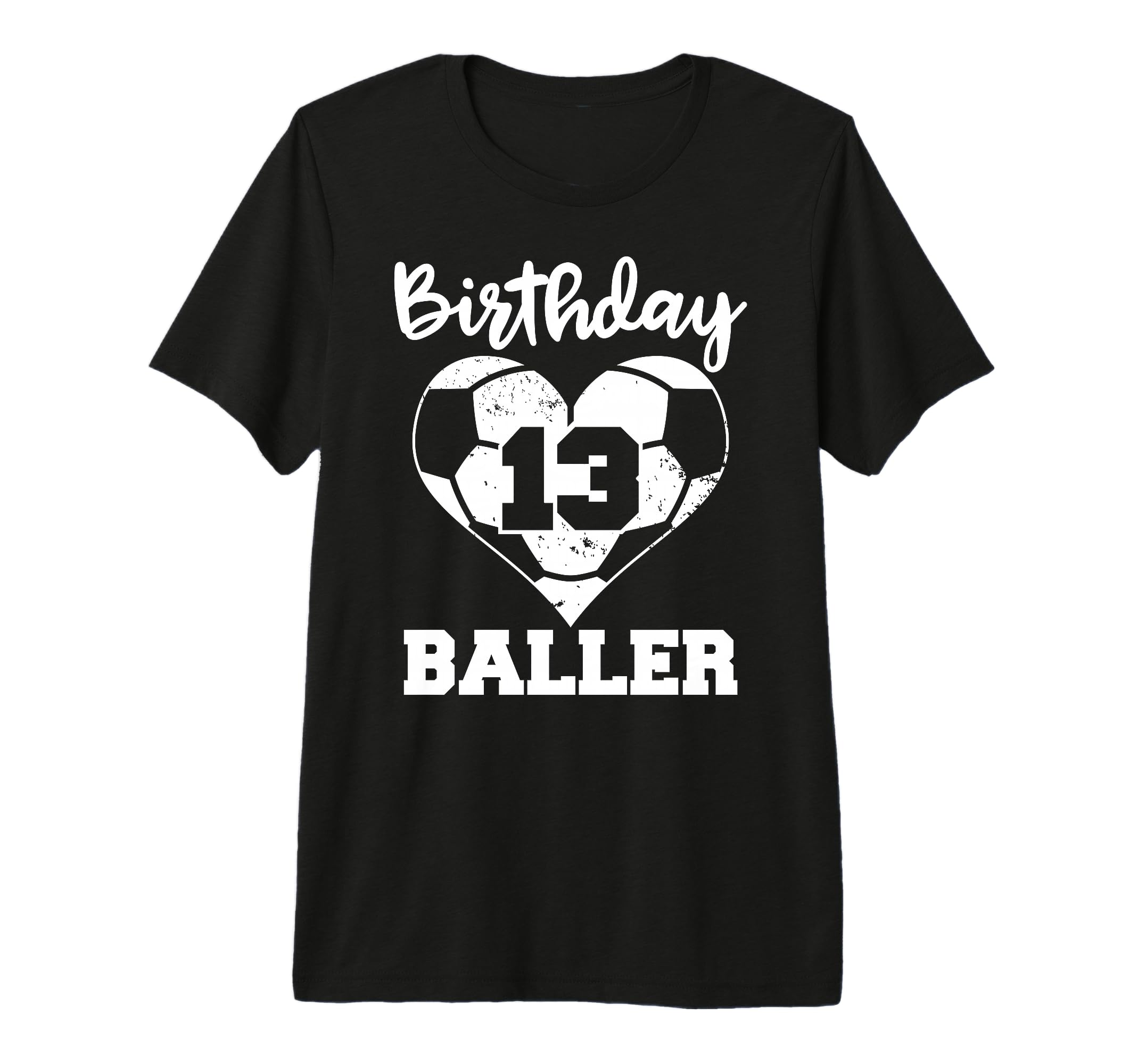 13Th Birthday Baller Funny 13 Year T-Shirt - Fun Novelty Design Men Women
