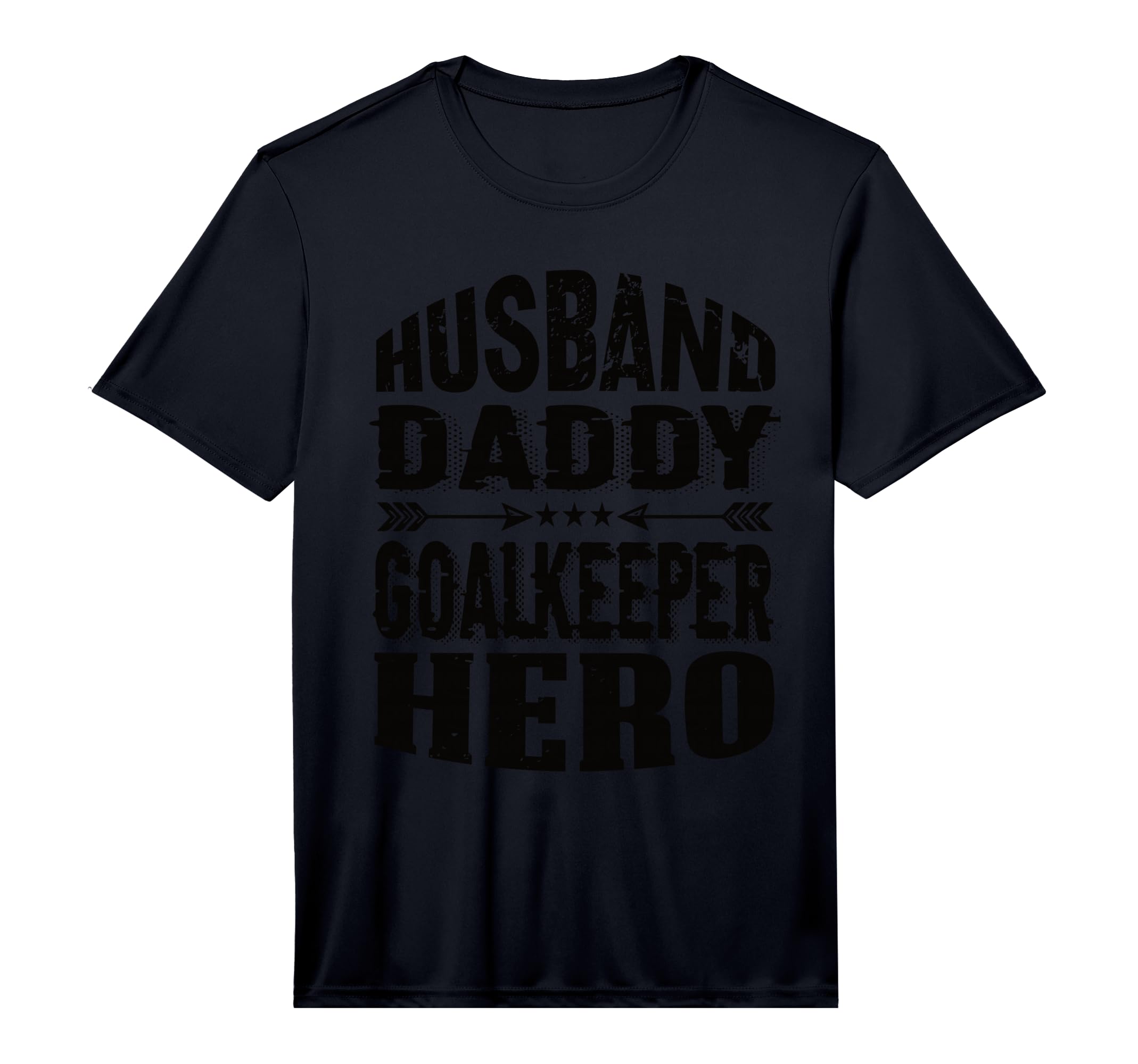 Mens Husband Daddy Goalkeeper Hero T-Shirt - Custom Art Print Unisex