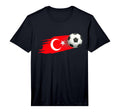 Turkey Flag Turkish Soccer Flag Turkish T-Shirt - Trendy Graphic Unisex