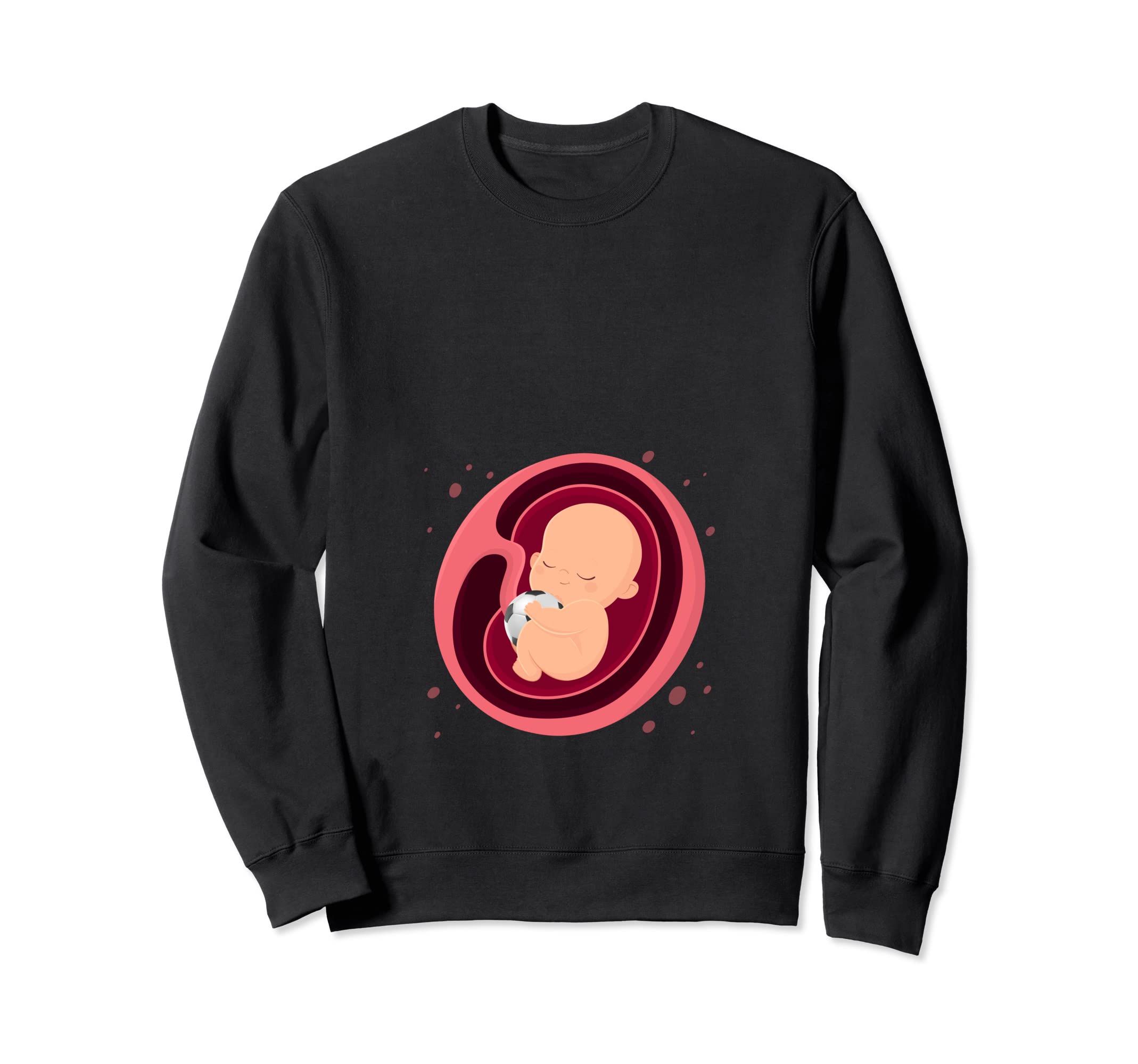Pregnancy Announcement Soccer Players Sweatshirt - Novelty Apparel Unisex