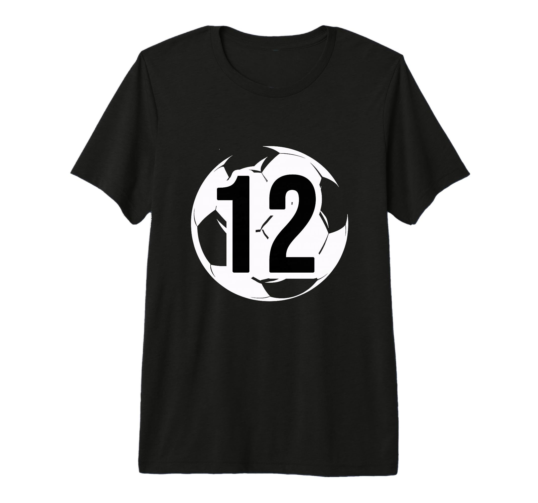 12 Soccer Birthday Gift Soccer Fan T-Shirt - Streetwear Style for Adults