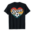 Soccer Player Heart T-Shirt - Aesthetic Graphic for Adults