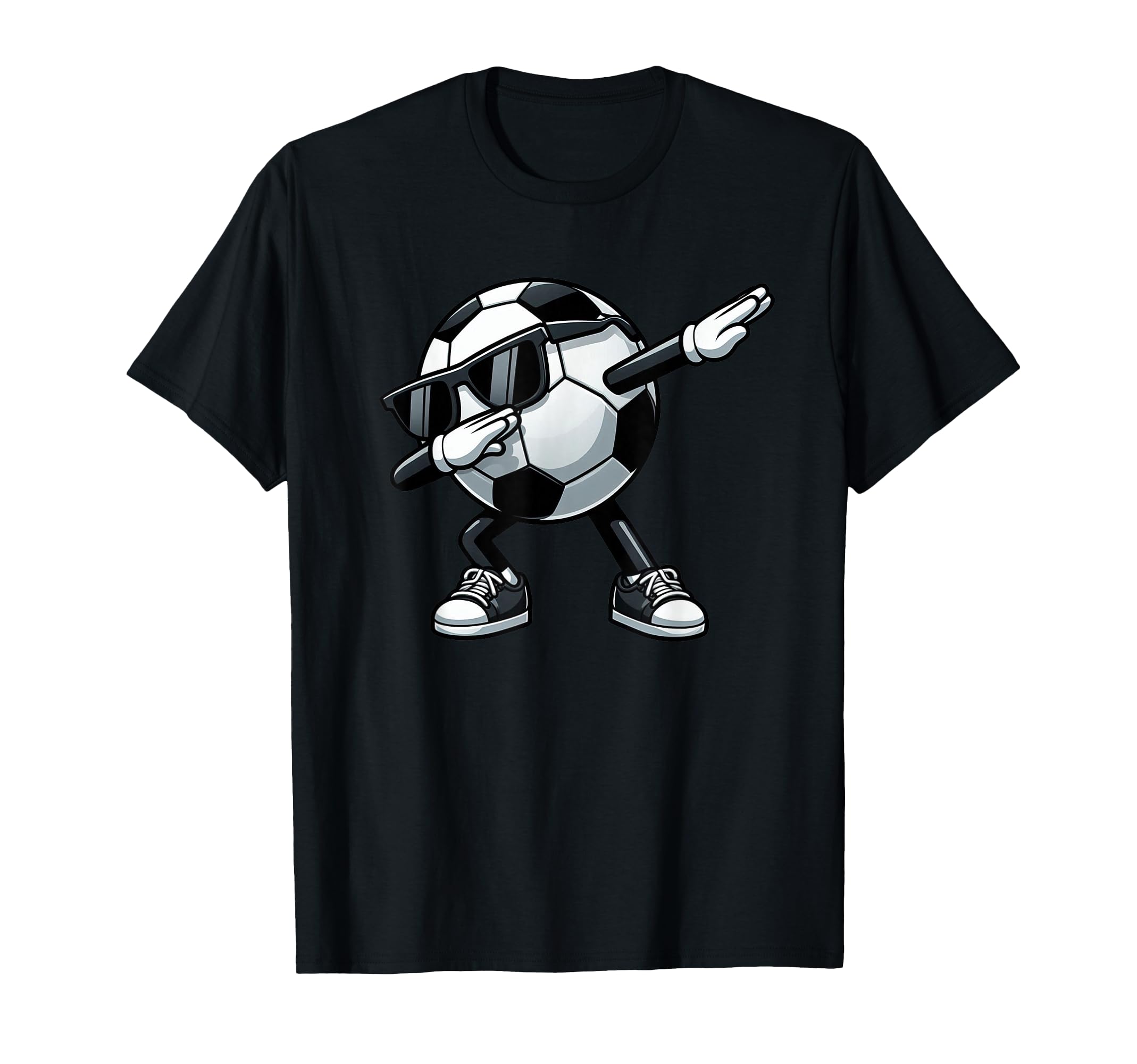 Dabbing Soccer Ball Soccer Sports T-Shirt - Streetwear Style Men Women