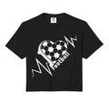 Football Heartbeat Pulse Soccer Lover Sweatshirt - Custom Art Print Unisex