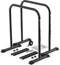 2025 Upgrade World's Best Strongest Premium Dip Bars With Adjustable Ultra-Stable Settings & Non-Slip Feet - USA Original Patent, Designed, Shipped, Warranty