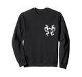 Soccer Aunt Coquette Bow Front Back Sweatshirt - Aesthetic Graphic Unisex