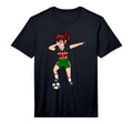 Dabbing Kenya Football Team Kenyan Flag T-Shirt - Graphic Print Unisex