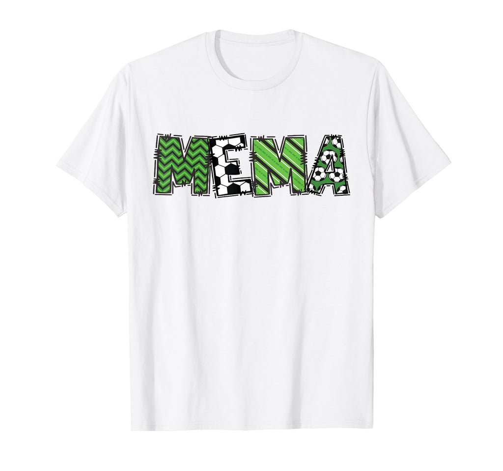 Soccer Mema Birthday Soccer Player T-Shirt - Minimalist Print Men Women