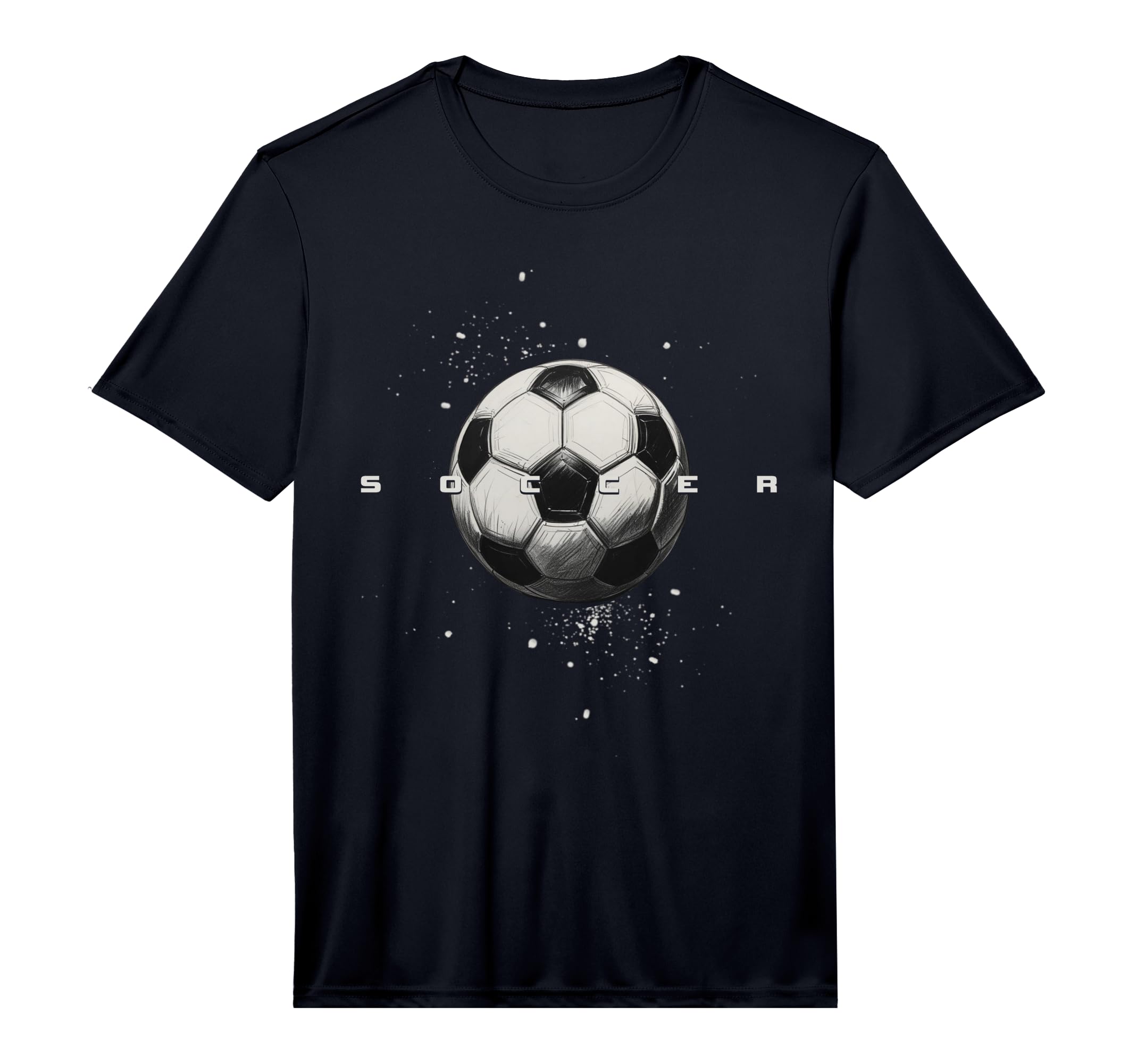 Soccer Performance T-Shirt - Custom Art Print for Adults