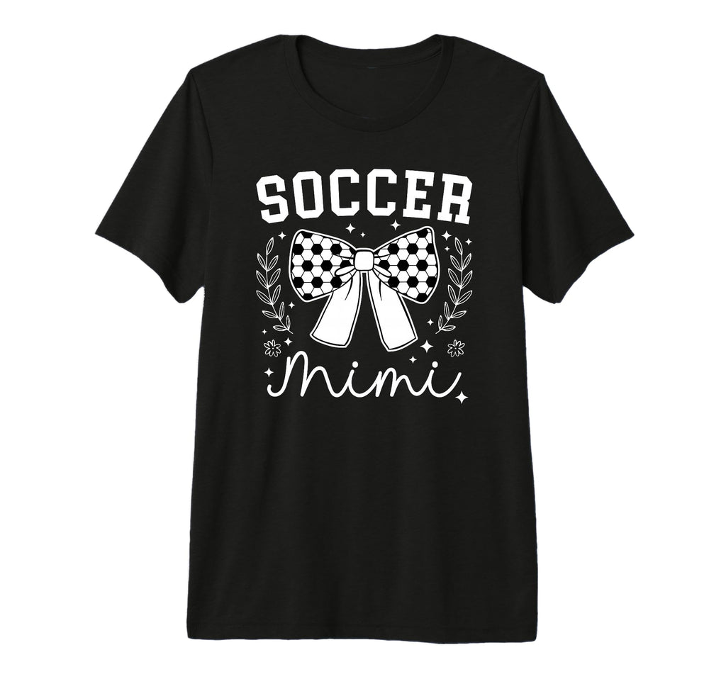 Soccer Mimi Grandma Mimi Soccer T-Shirt - Novelty Apparel for Adults