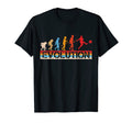Funny Soccer Fans Evolution Soccer Players T-Shirt - Unique Graphic Unisex