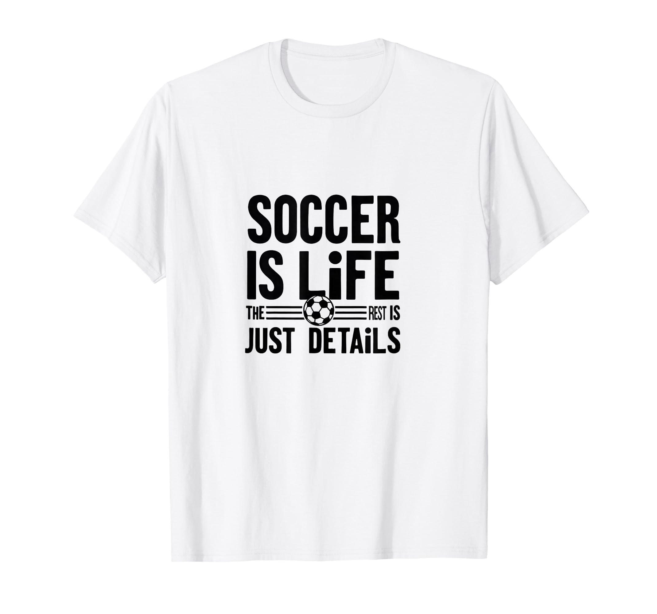 Soccer Is Life Soccer Dads Sporty T-Shirt - Fun Novelty Design Unisex
