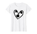 Football Soccer Heart Teen T-Shirt - Aesthetic Graphic Men Women
