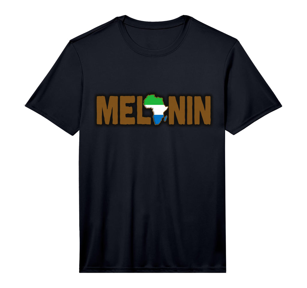 Africa Black Melanin Power Sierra T-Shirt - Aesthetic Graphic for Adults
