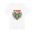 My Heart Is That Field Soccer Fan T-Shirt - Unique Graphic for Adults