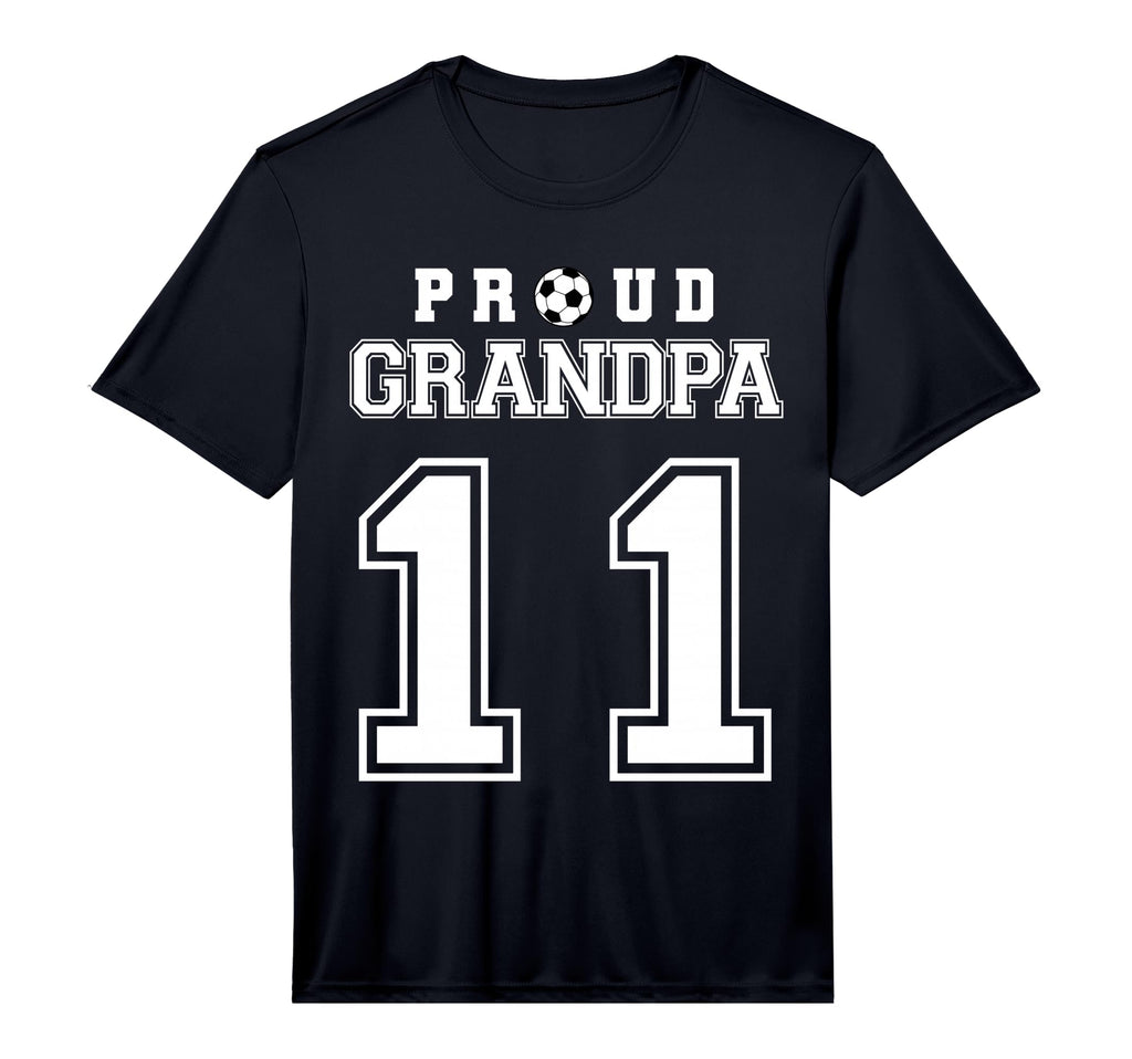 Number 11 Custom Proud Soccer Futbol T-Shirt - Unique Graphic for Adults