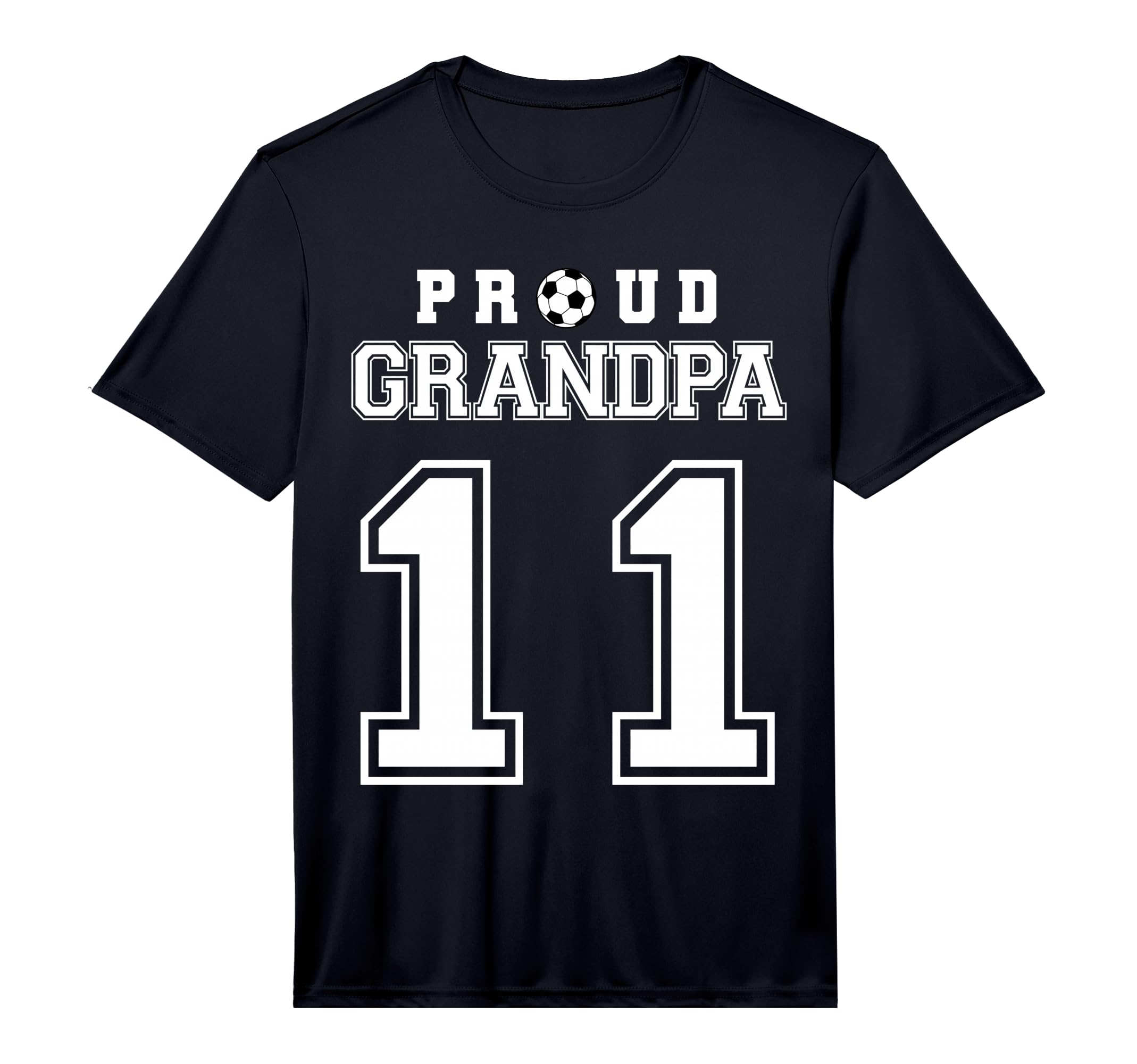 Number 11 Custom Proud Soccer Futbol T-Shirt - Unique Graphic for Adults