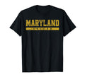Maryland Soccer Tees Tanks Tops T-Shirt - Fun Novelty Design for Adults
