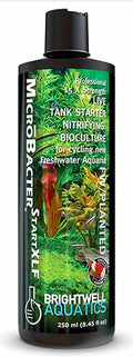 Brightwell Aquatics MicroBacterStart XLF - 15X Concentrated Live Tank Starter for Cycling New Freshwater Aquarium and Establishing Nitrifying Bacteria