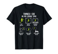 Things I Do My Spare Time Soccer Player T-Shirt - Unique Graphic Men Women